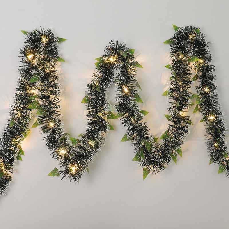 Christmas Ribbon LED Strip Lights - Festive Atmosphere String with Character Designs - DropOnline.co