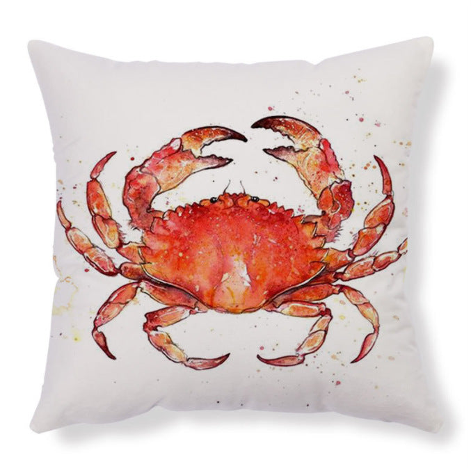 Cushion Covers Sea Turtle Printed Throw Pillow Cases For Home Decor Sofa Chair Seat - DropOnline.co