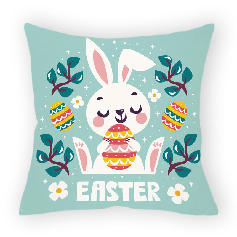 Easter Pillow Cover Sofa Cushion Cushion Cover - DropOnline.co