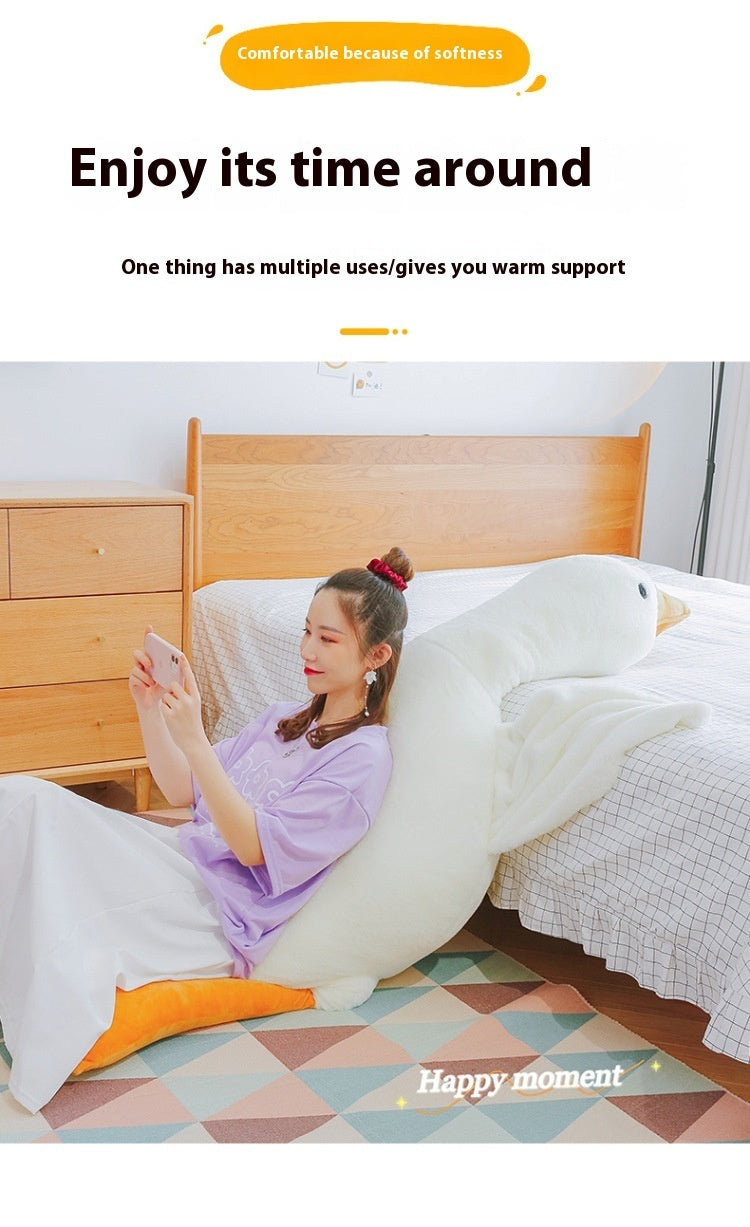 Cute Big White Geese Pillow Plush Toy - DropOnline.co