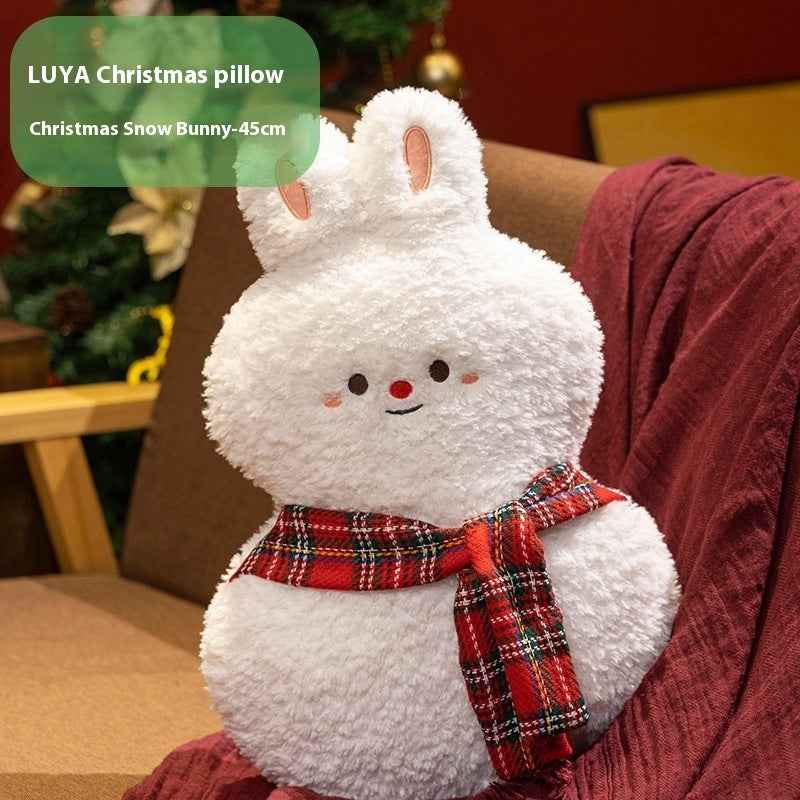 Plush Pillow Christmas Tree Decorative Gift Doll - Holiday Cushion