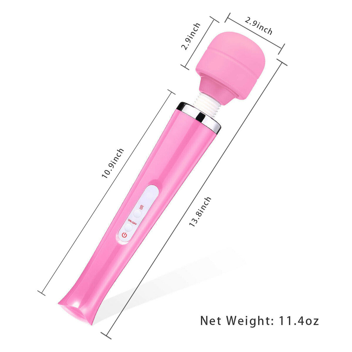 Handheld Massager 20 Speed Wand Vibrating Massage Magic Full Body Therapy Motor - DropOnline.co