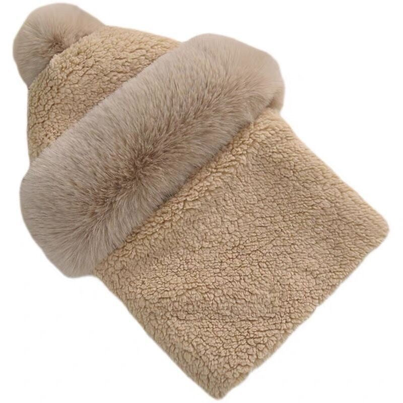 Women's Outdoor Hat - Ear & Wind Protection Single-Layer Fleece-Lined Winter Cap - DropOnline.co