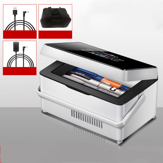 DropOnline Portable Insulin Refrigerator Box - Vehicle Travel Cooler – white;… - DropOnline.co