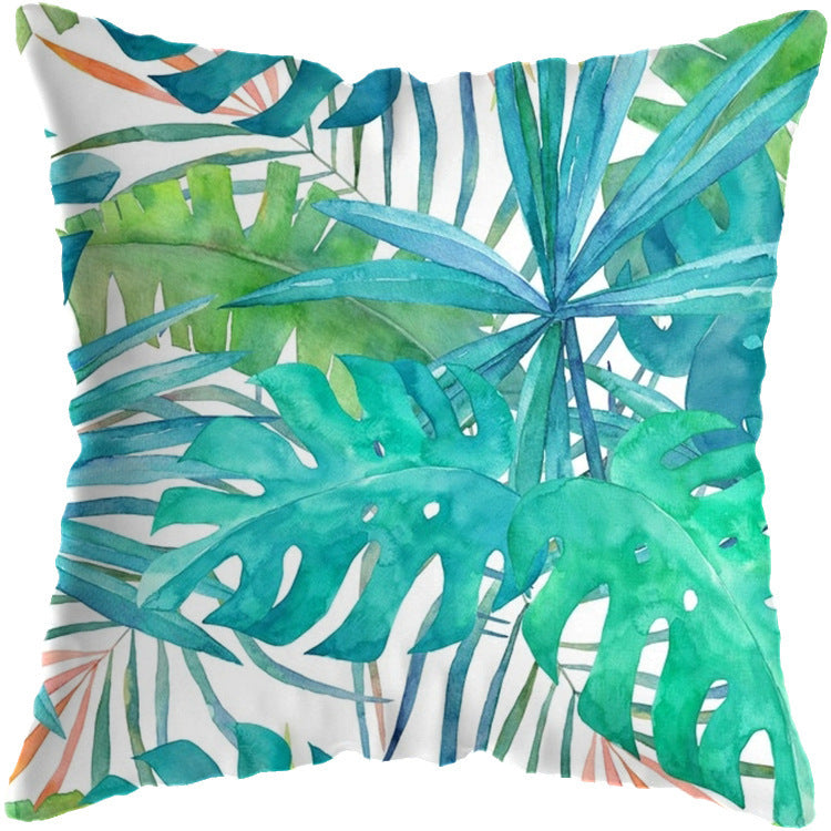 Tropical Plant Cushion Cover Living Room Sofa - DropOnline.co