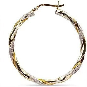 Simple Gold Women's Metal Alloy Earrings - DropOnline.co