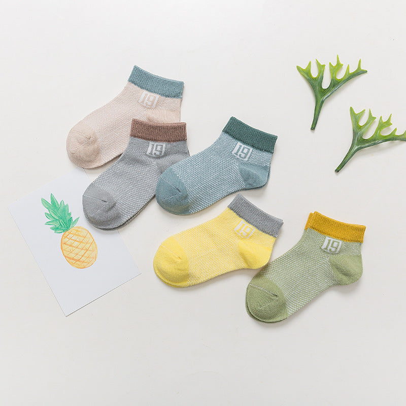 Cotton Baby Socks - Breathable Soft Socks for Boys & Girls - DropOnline.co