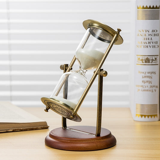 Creative Wooden Hourglass Timer 15 Minutes Desk Study Room Decoration - DropOnline.co