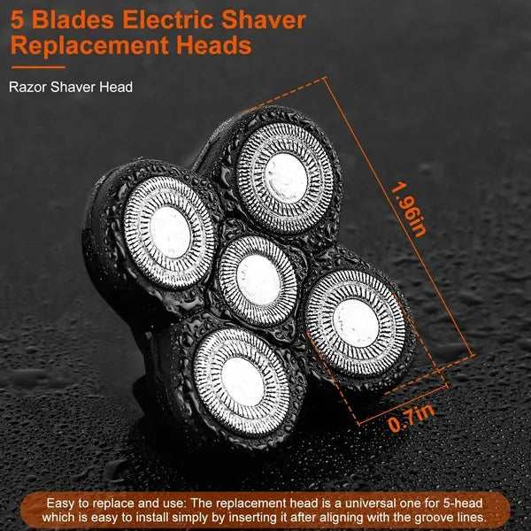 Men Electric Shaver Replacement Blade 5 Heads Beard Cutter - DropOnline.co