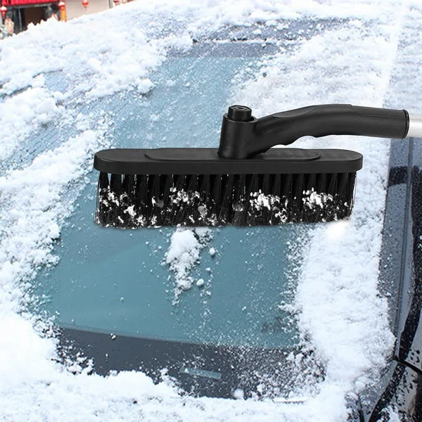3 In 1 Windshield Ice Scraper Extendable Car Snow Removal Tool - DropOnline.co