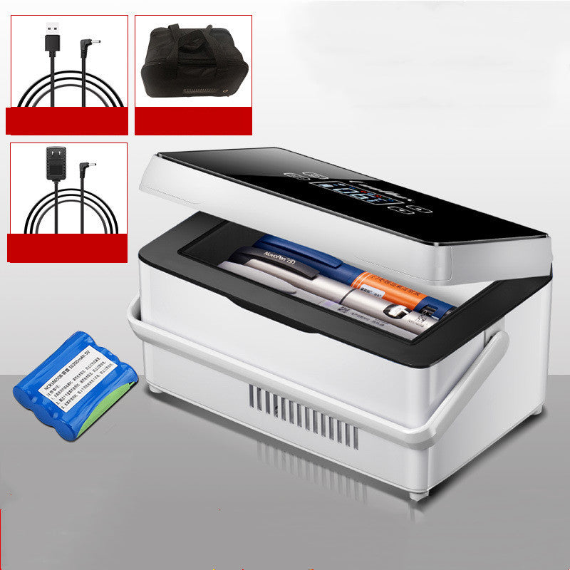 DropOnline Portable Insulin Refrigerator Box - Vehicle Travel Cooler – white;… - DropOnline.co