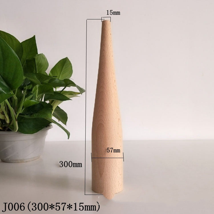 Home Simple Decoration Wooden Vase - Modern Minimalist Office Desktop Flower Holder - DropOnline.co