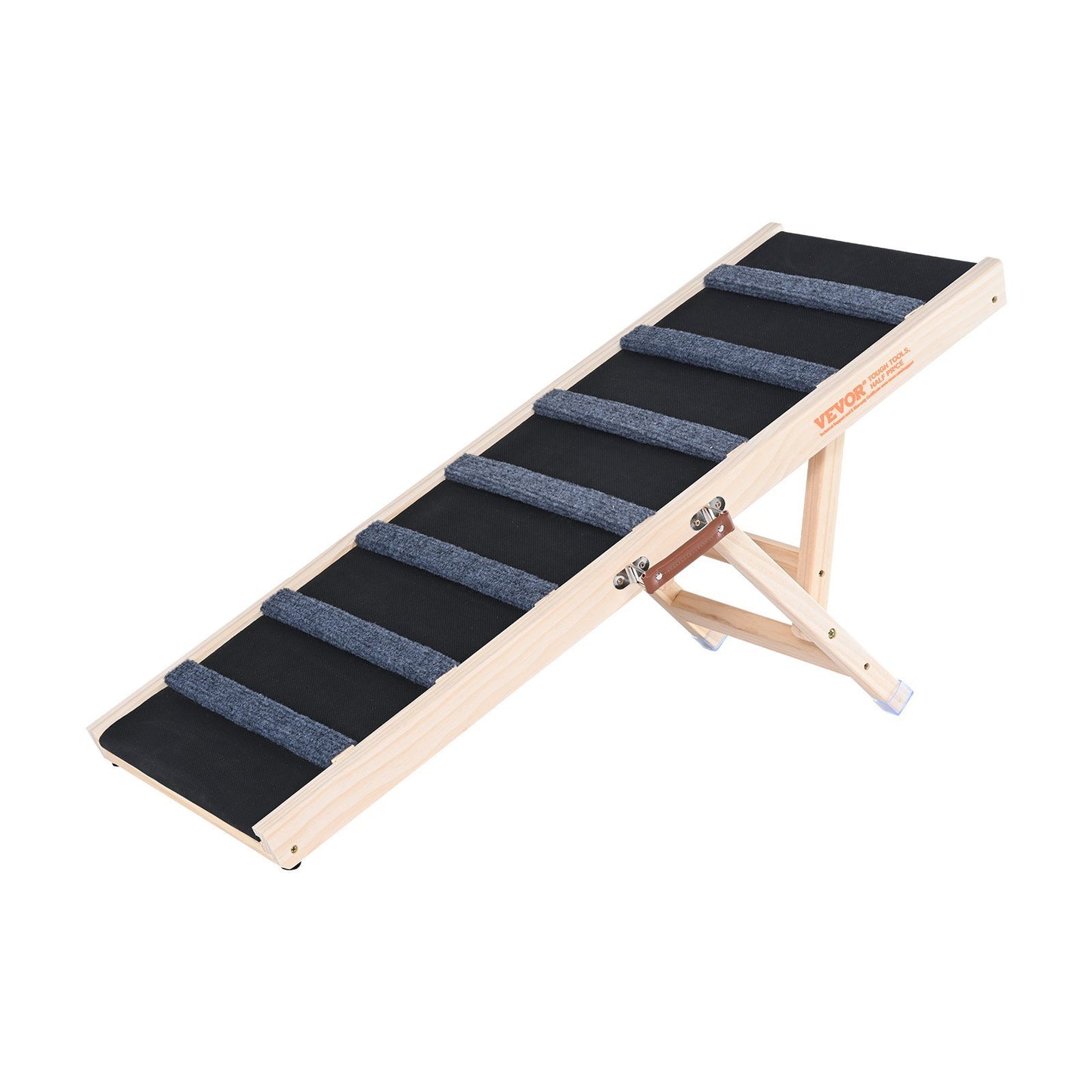 Dog Ramp, Folding Pet Ramp For Bed, Adjustable Dog Ramp For Small, Large, Old Dogs Cats, Wooden Pet Ramp With 39.3Long Ramp, Adjustable From Suitable For Couch, Sofa, Car - DropOnline.co