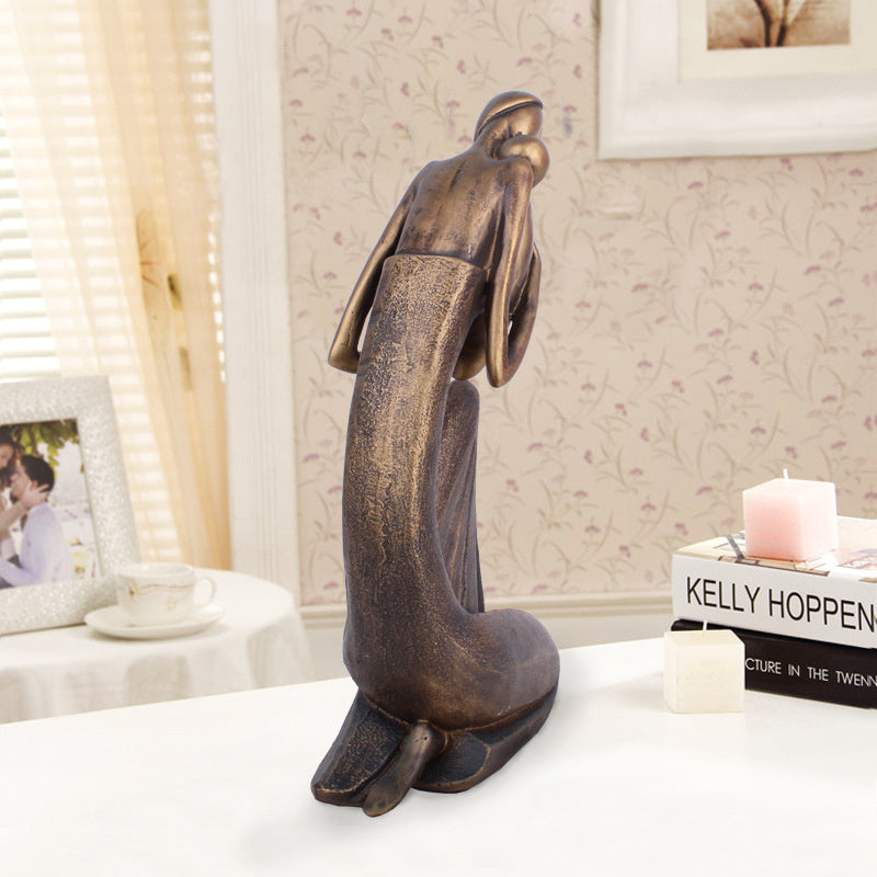 Resin Crafts Decoration Creative Living Room TV Cabinet Home Decoration Decoration - DropOnline.co