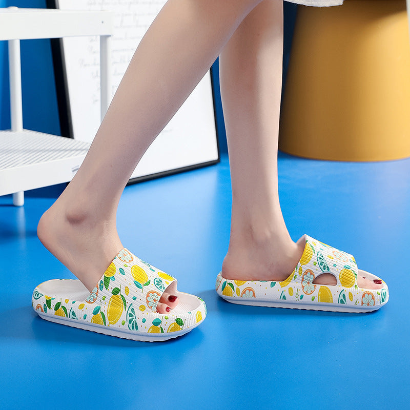 Women's Graffiti Stool Soft Sole Slippers - DropOnline.co