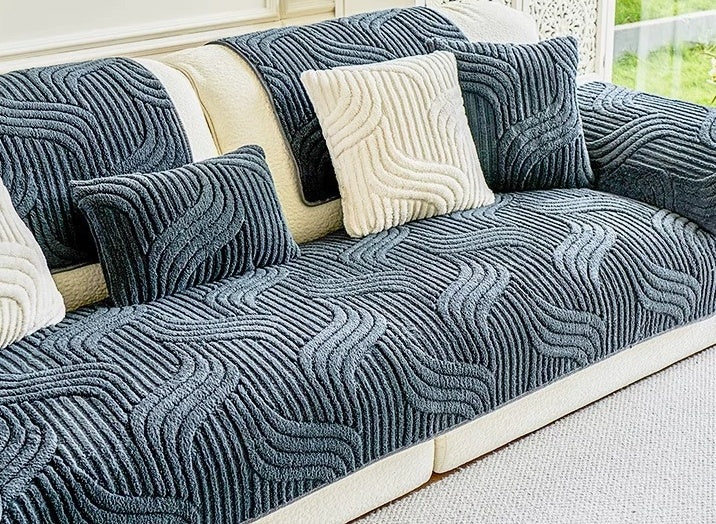 Autumn And Winter Thickening Non-slip Plush Sofa Cushion - DropOnline.co