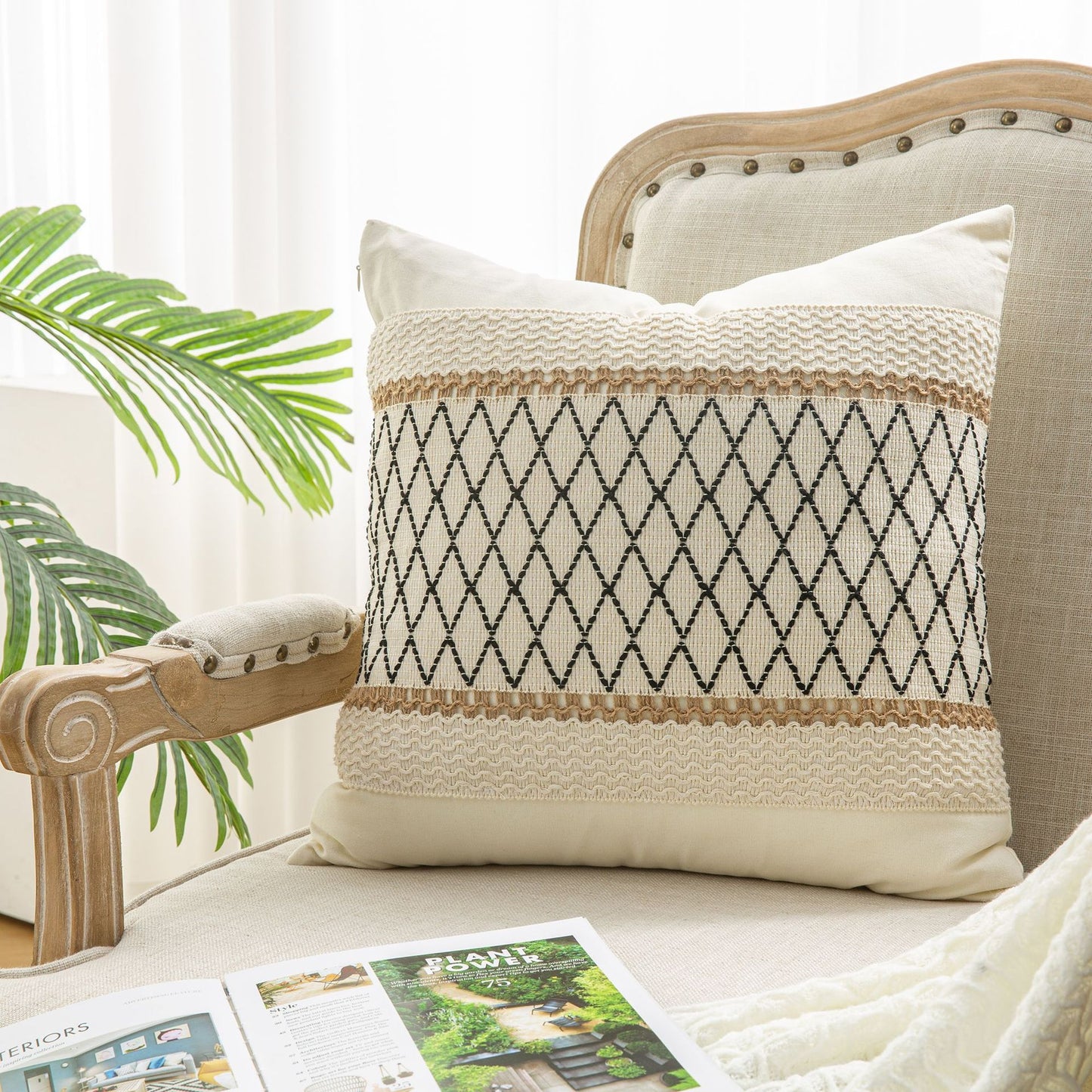 New Cotton And Linen Bohemian Pillow And Cushion Cover - DropOnline.co