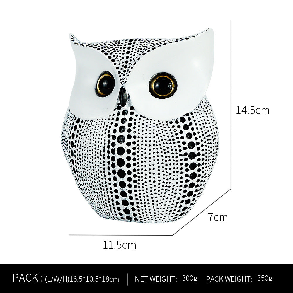 Owl Resin Craft Decoration Home Soft Decoration - DropOnline.co