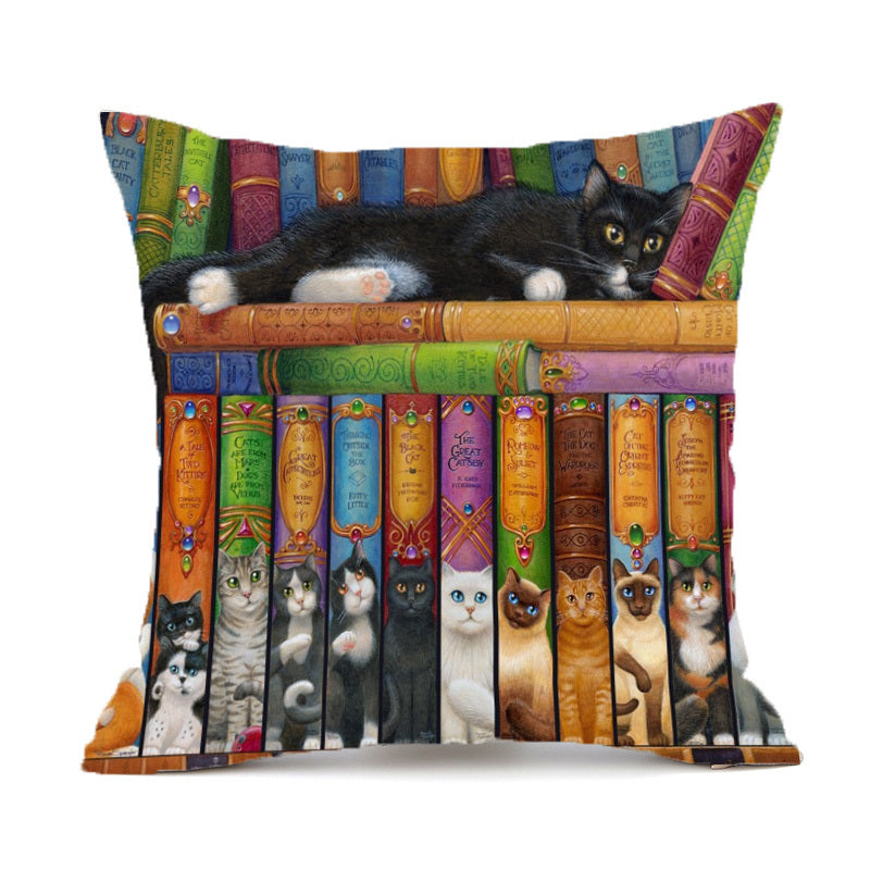 Animal Wolf Series Car Pillowcase Sofa Back Cushion Pillow - DropOnline.co