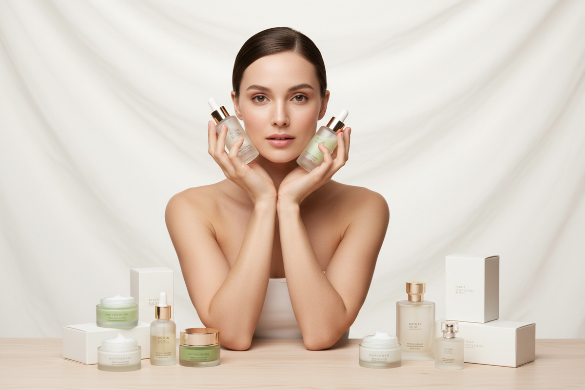 Health & Beauty Banner - With Model